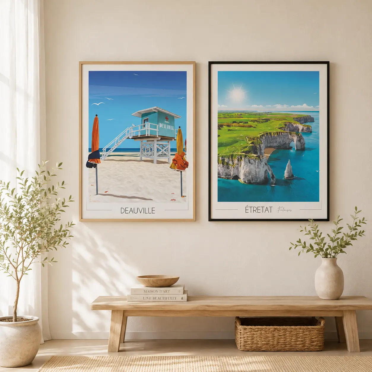 Affiches des villes de France - illustrations Foliove par Marie Troff