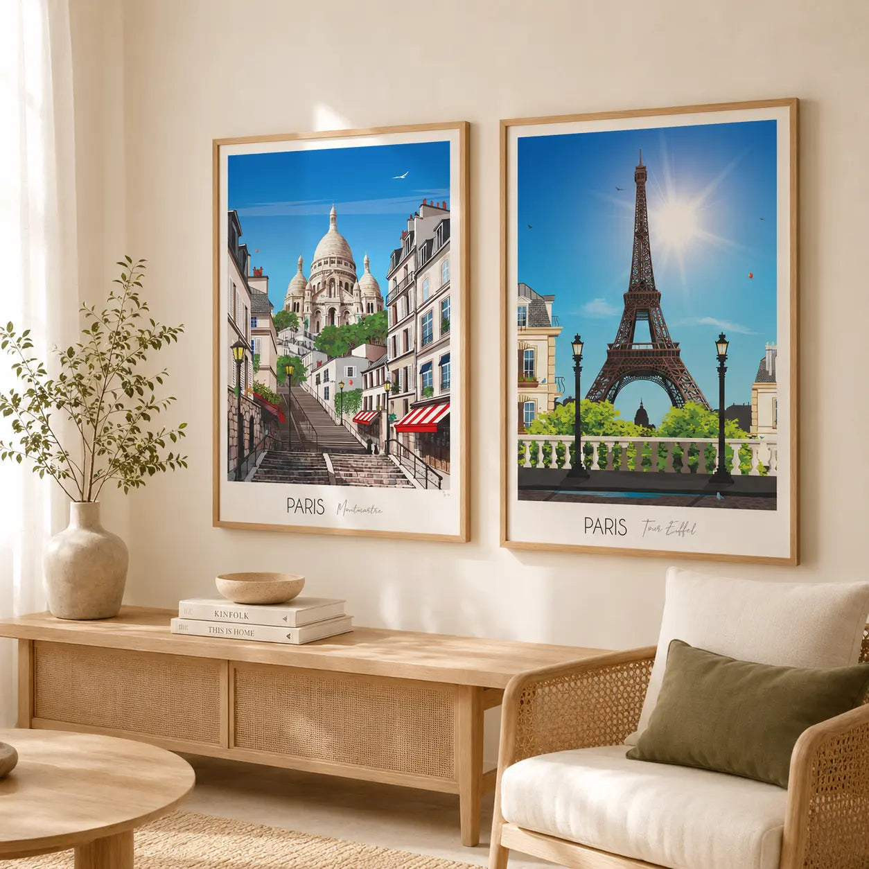 Île-de-France - illustrations Foliove par Marie Troff