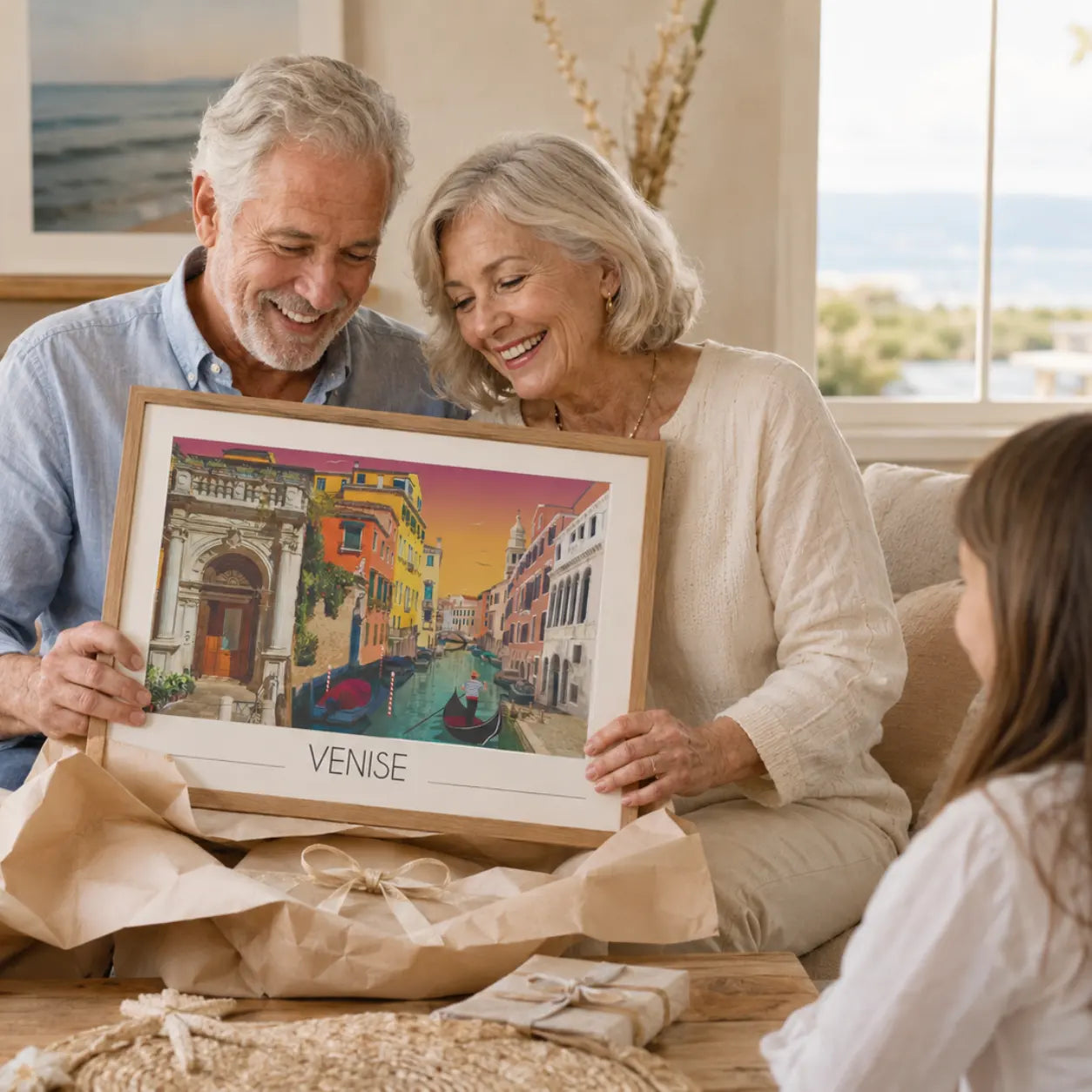 Cadeaux pour grands-parents - illustrations Foliove par Marie Troff