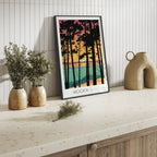 Affiche Arcachon Plage Pereire