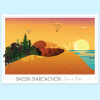 Affiche Dune du Pilat - Bassin d'Arcachon