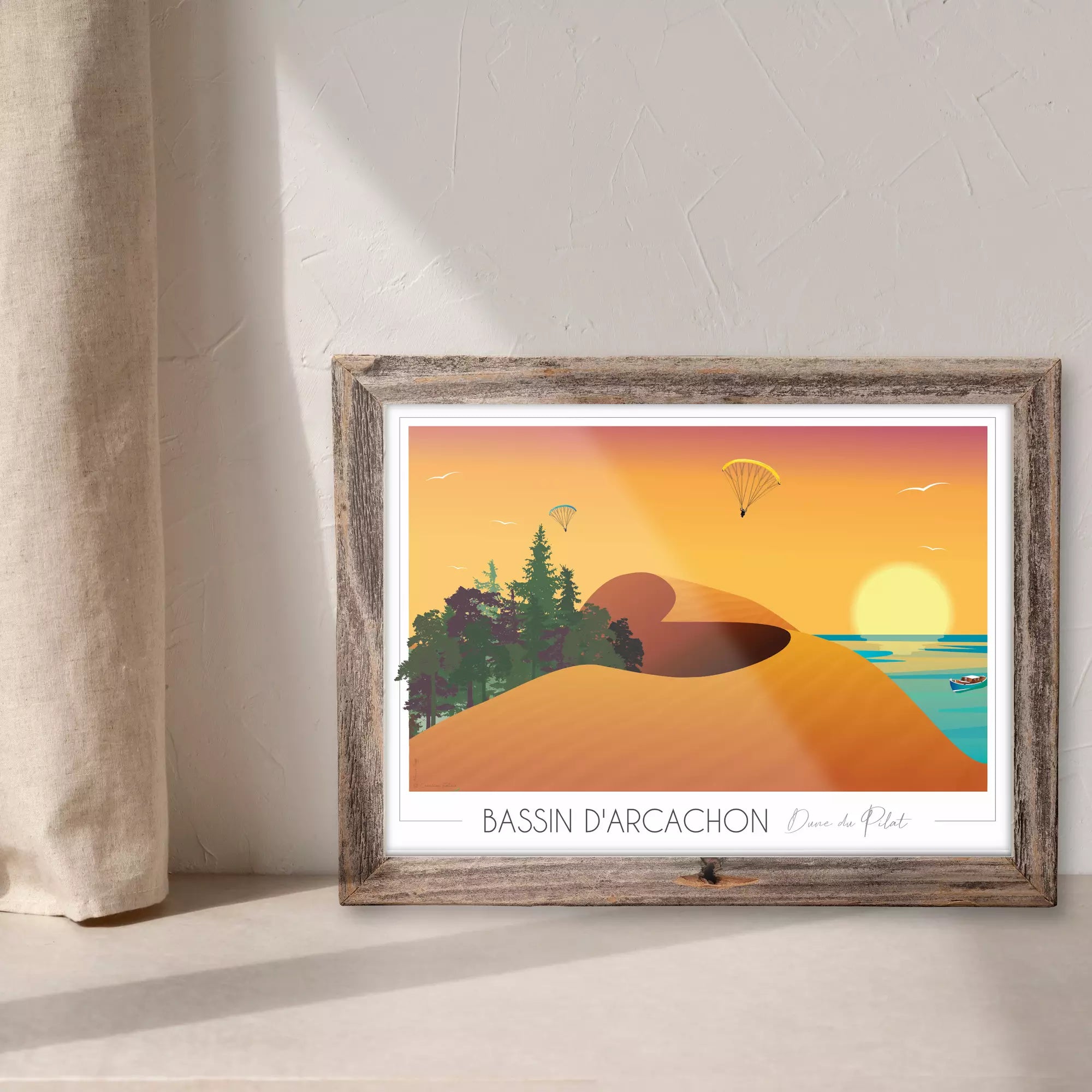 Affiche Dune du Pilat - Bassin d'Arcachon