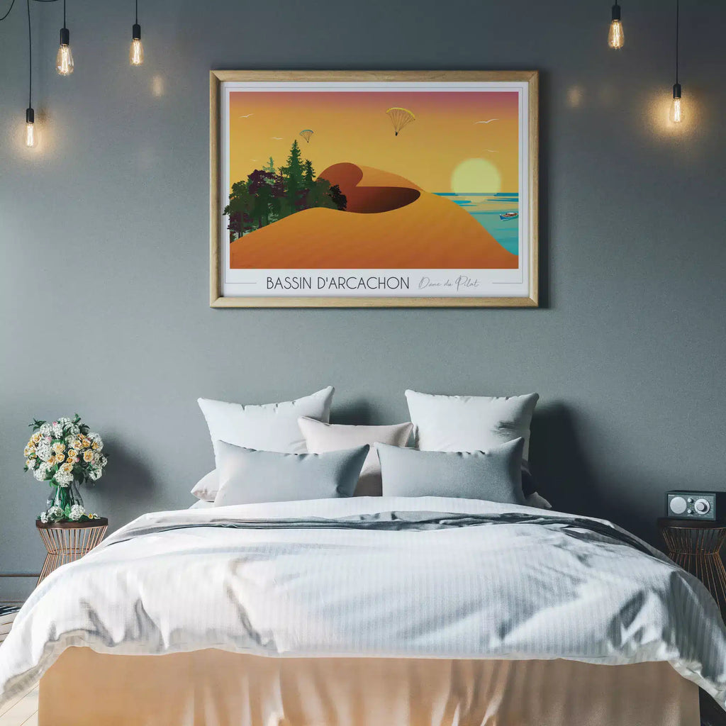 Affiche Dune du Pilat - Bassin d'Arcachon