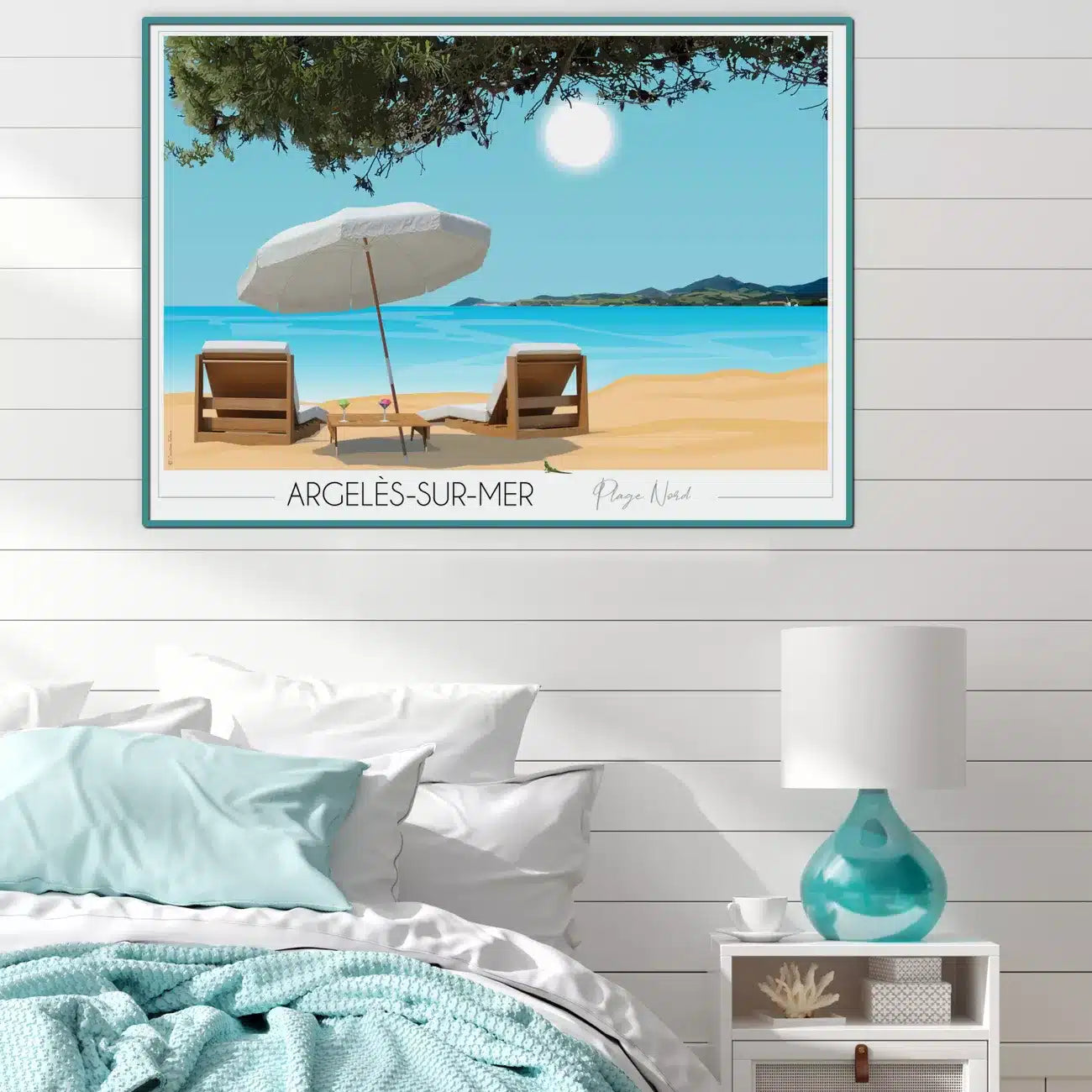 Affiche Argelès sur Mer Côte Vermeille