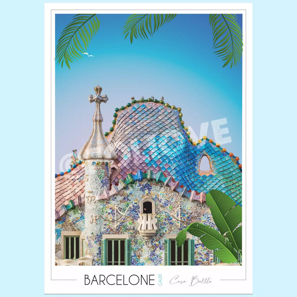 Affiche Barcelone Casa Batlló