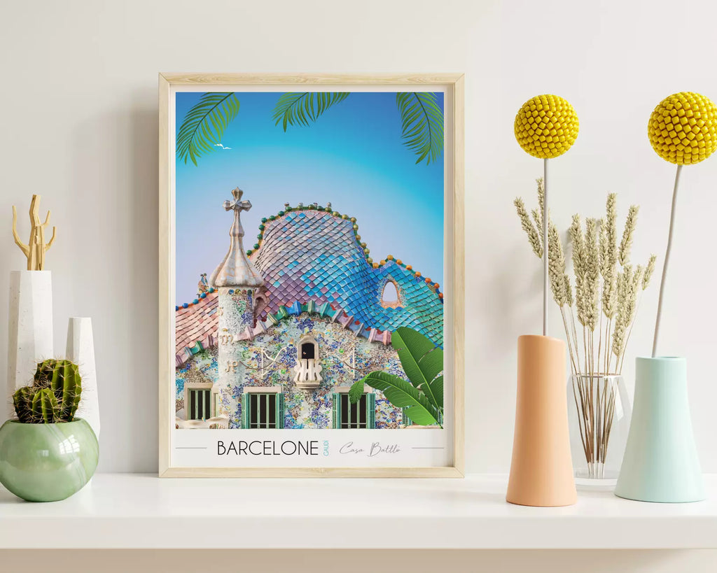 Affiche Barcelone Casa Batlló