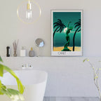 Affiche Canet en Roussillon Fille du soleil et de la mer