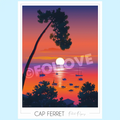 Affiche Cap Ferret Petit Piquey