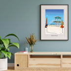 Affiche Deauville Plage