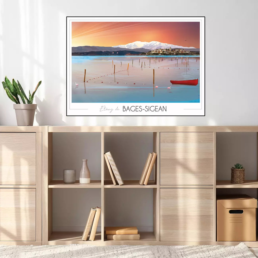 Affiche Étang de Bages Sigean
