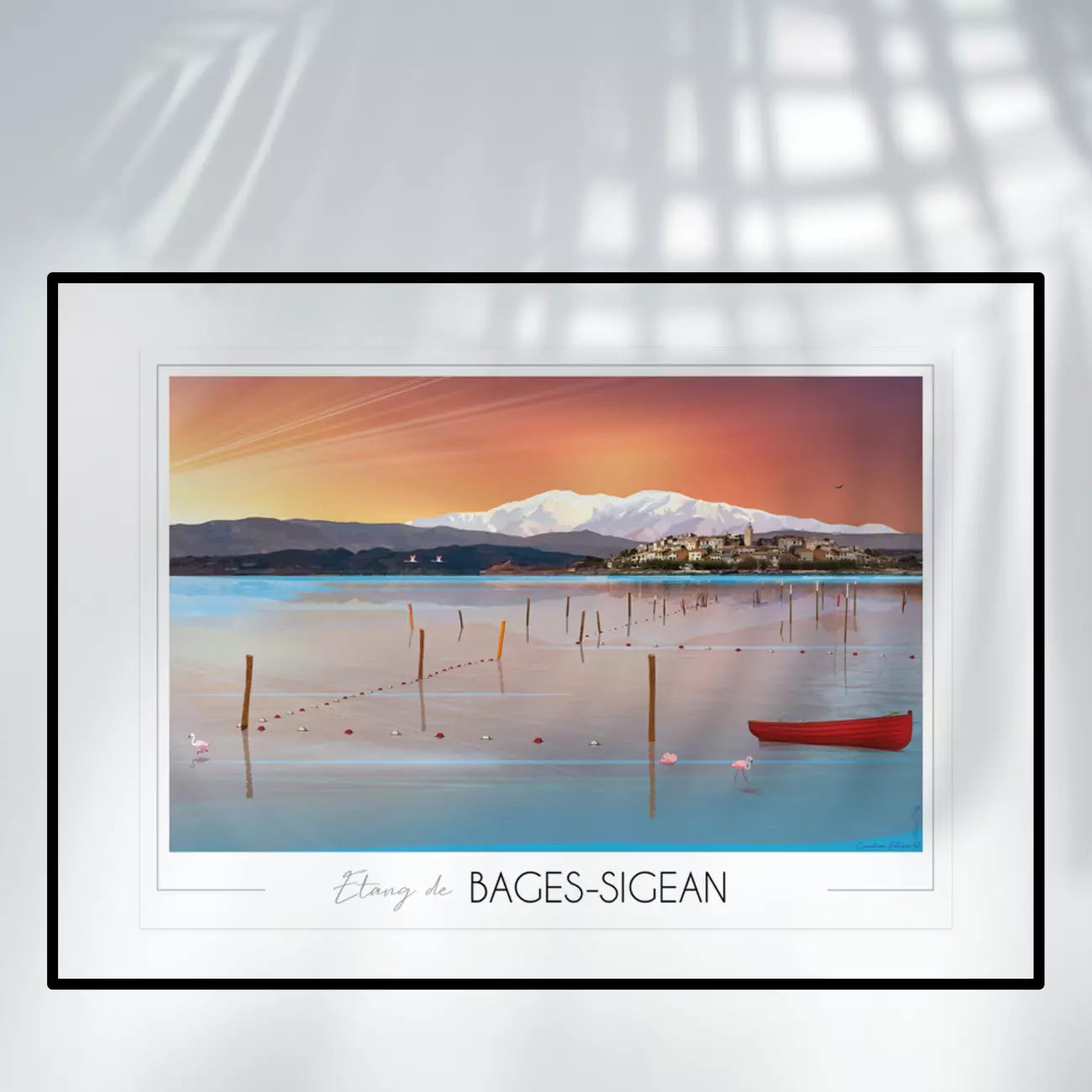 Affiche Étang de Bages Sigean
