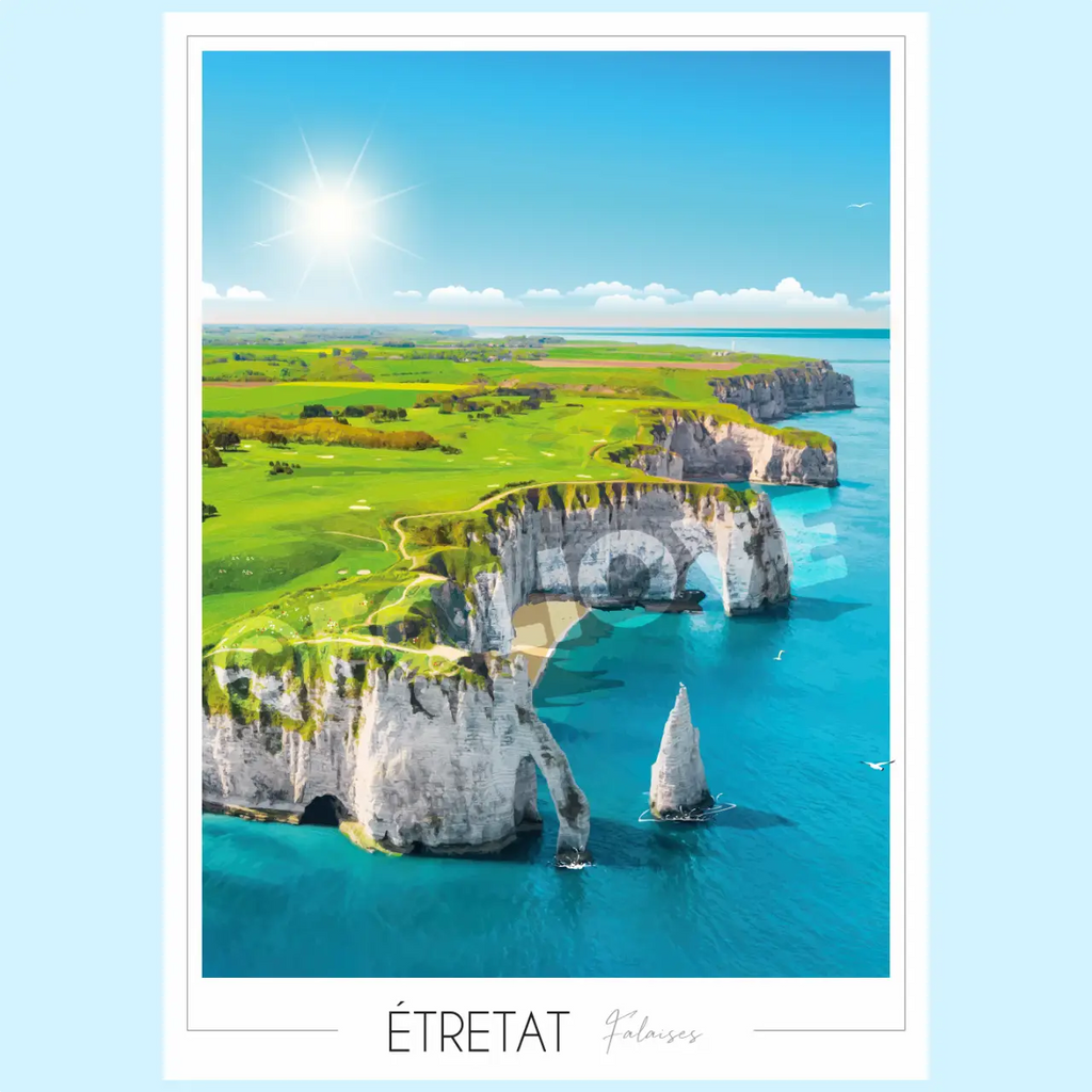 Affiche Étretat