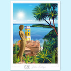 Affiche Eze Jardin Exotique