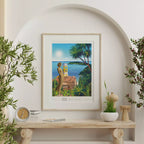 Affiche Eze Jardin Exotique