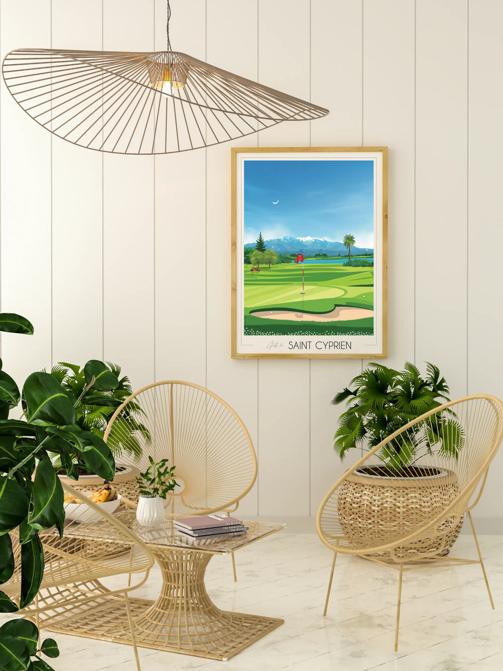 Affiche Golf de Saint-Cyprien