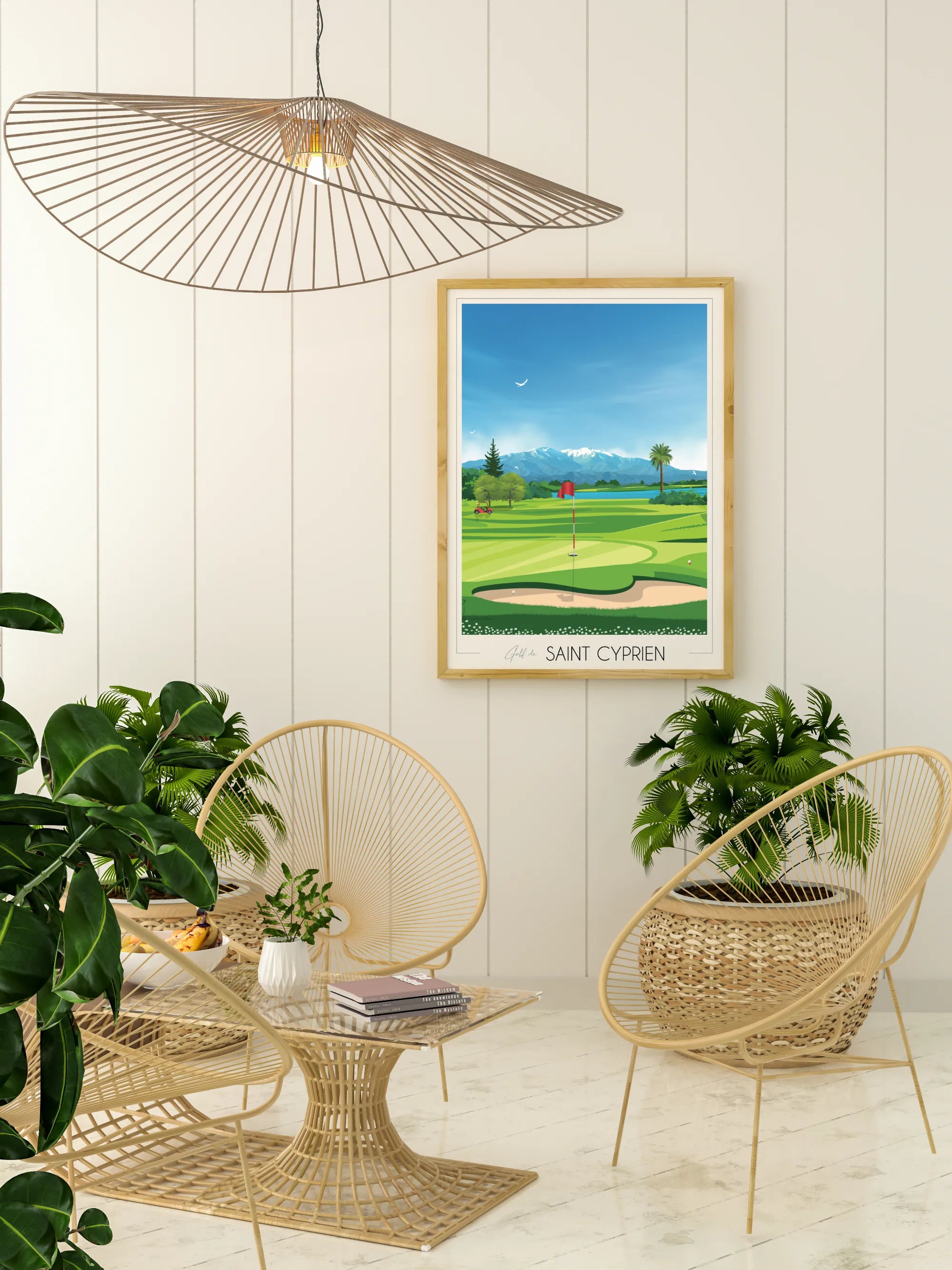 Affiche Golf de Saint-Cyprien