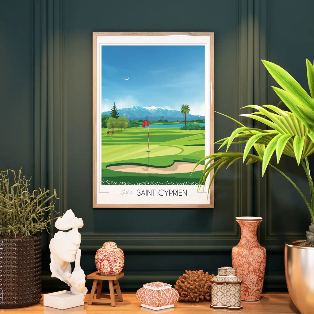 Affiche Golf de Saint-Cyprien