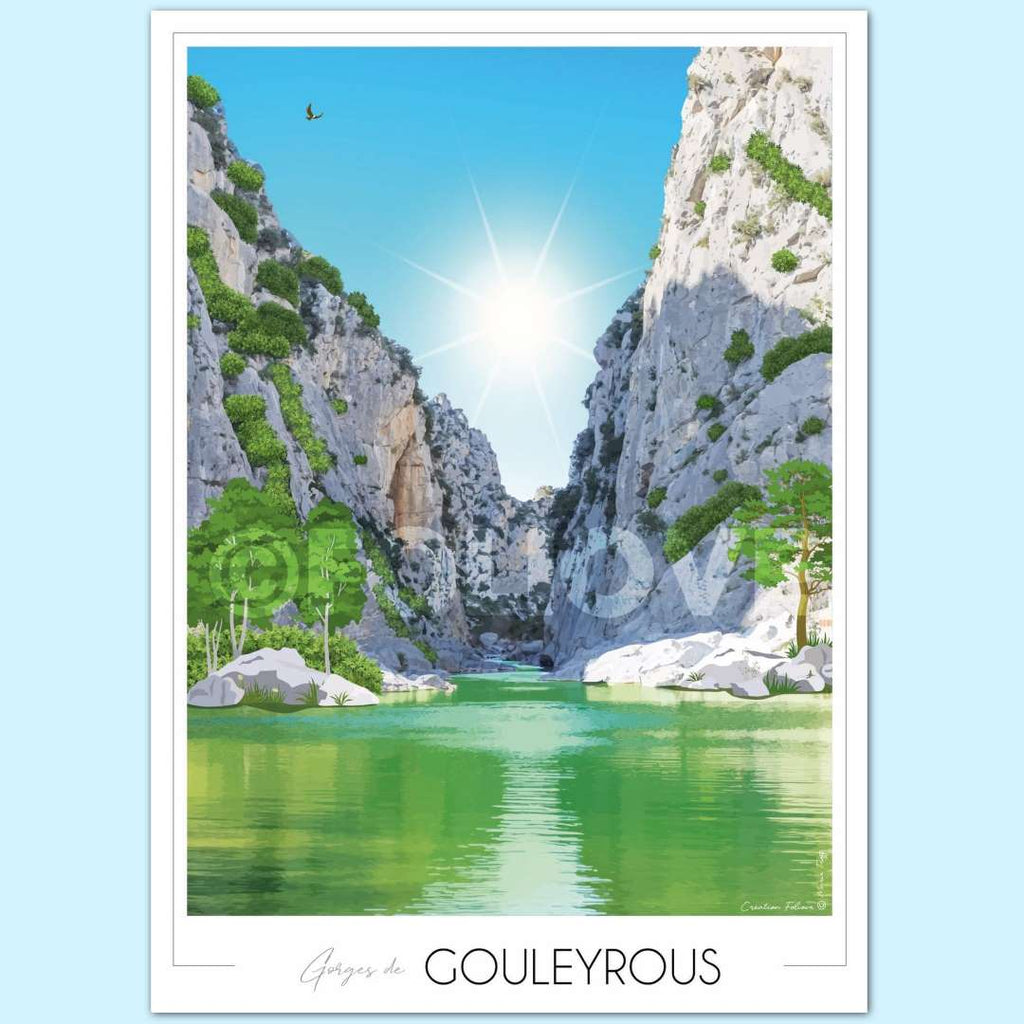 Affiche Tautavel - Gorges de Gouleyrous