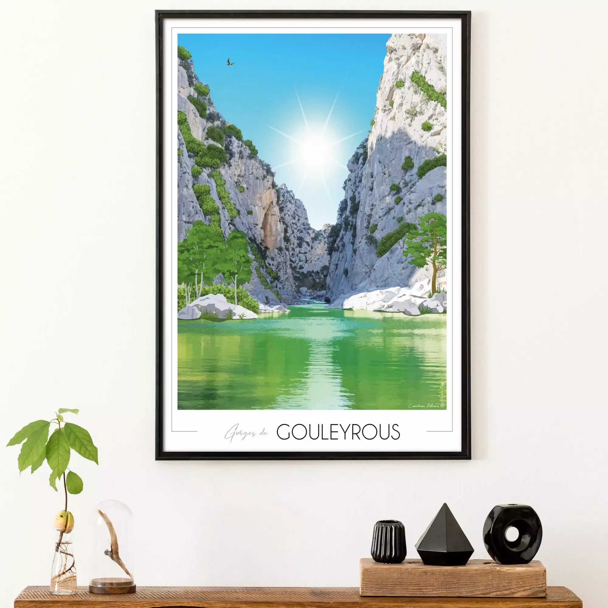 Affiche Tautavel - Gorges de Gouleyrous