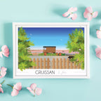 Affiche Salin de Gruissan - Roulotte