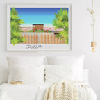 Affiche Salin de Gruissan - Roulotte