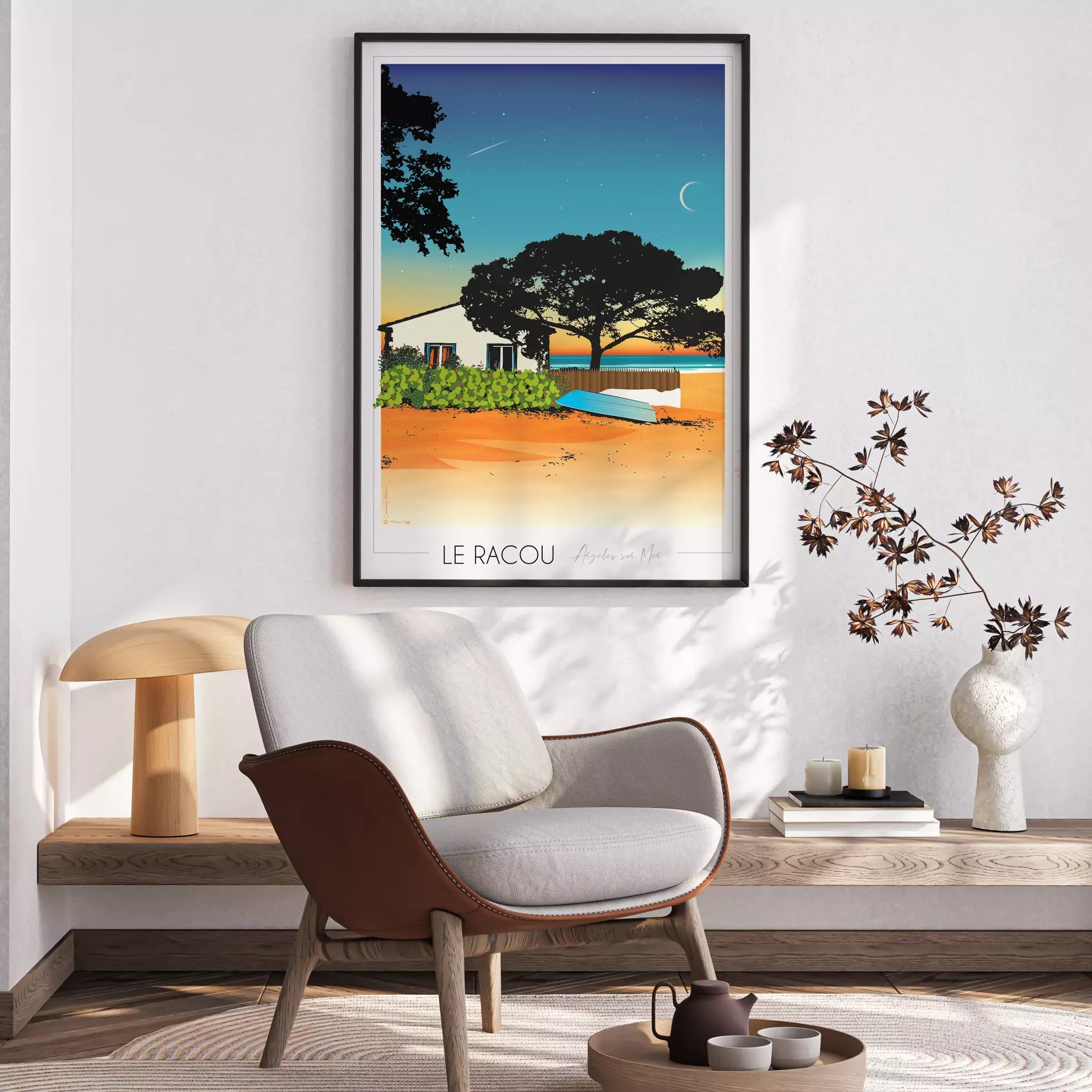 Affiche Le Racou - Argelès sur Mer