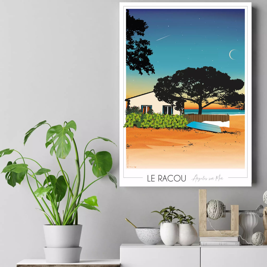 Affiche Le Racou - Argelès sur Mer