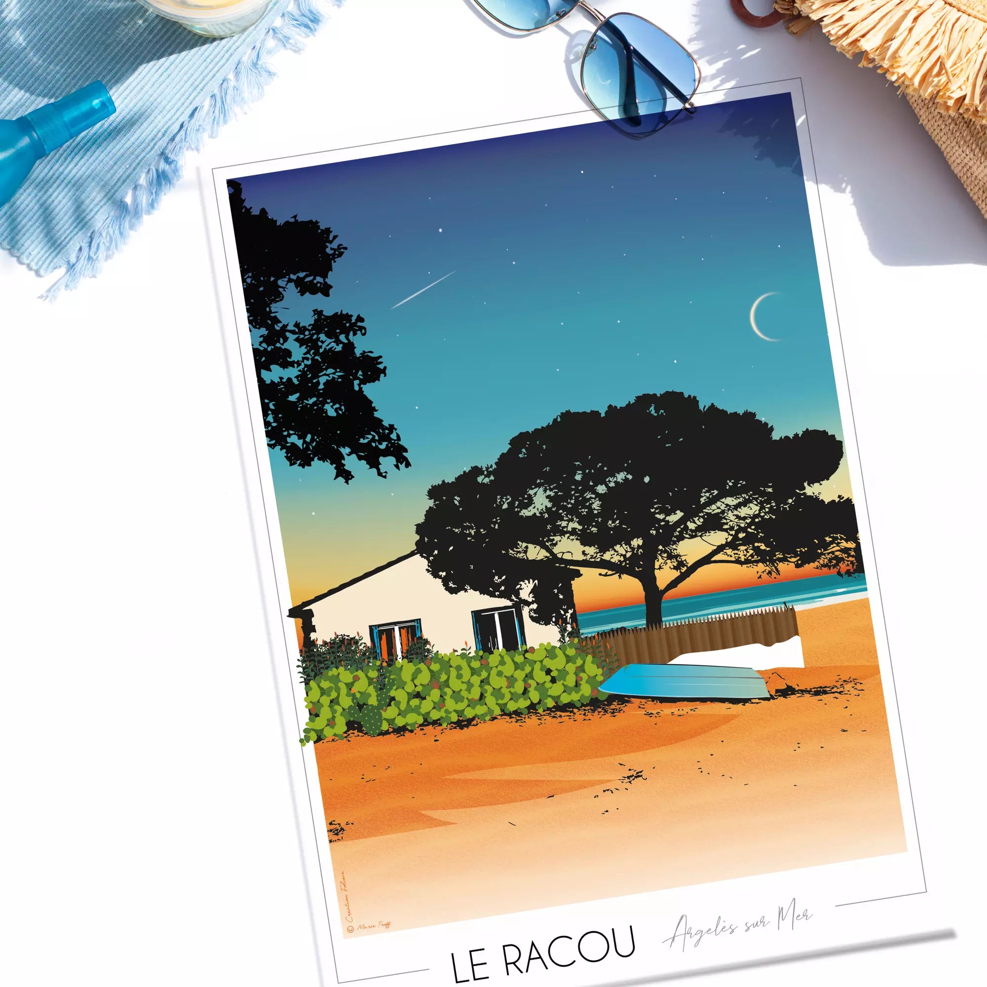 Affiche Le Racou - Argelès sur Mer