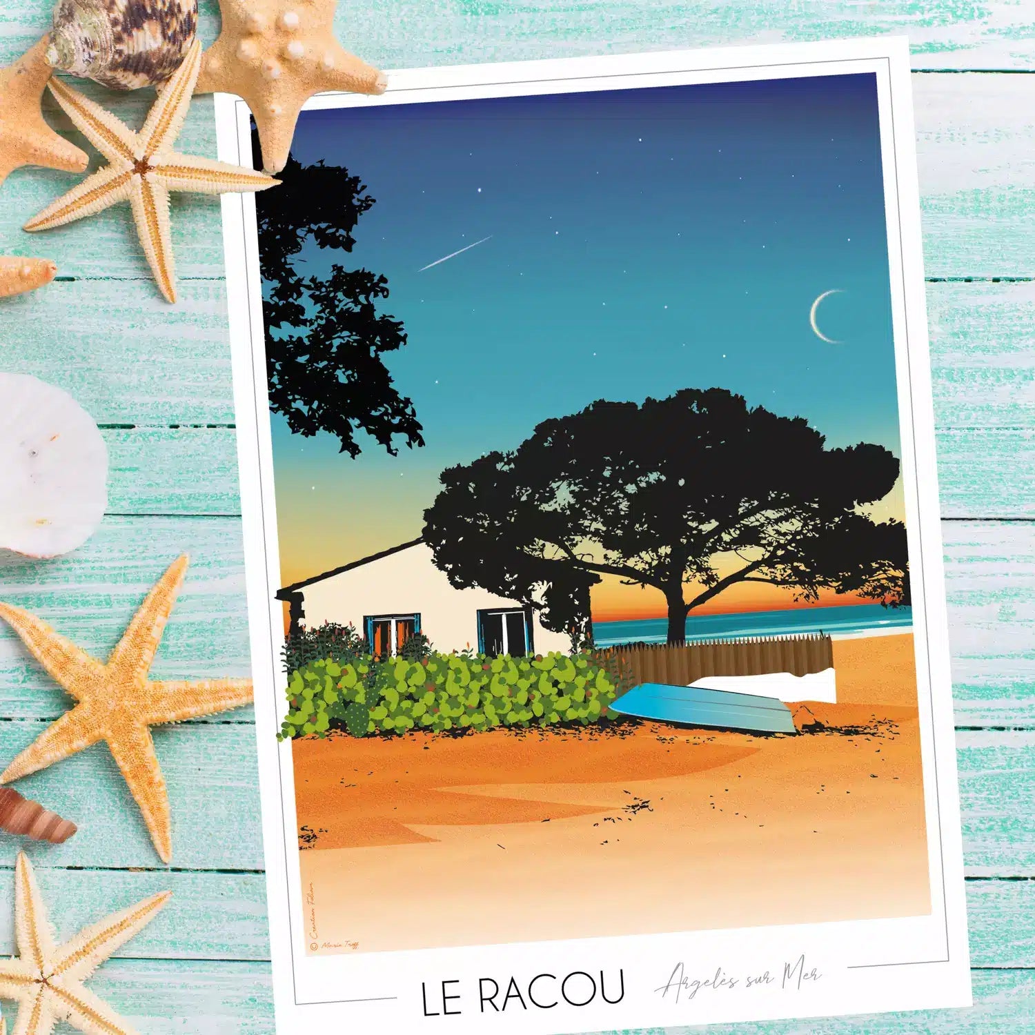 Affiche Le Racou - Argelès sur Mer