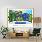 Affiche Marrakech Jardin Majorelle