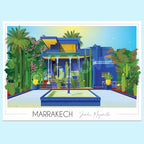 Affiche Marrakech Jardin Majorelle