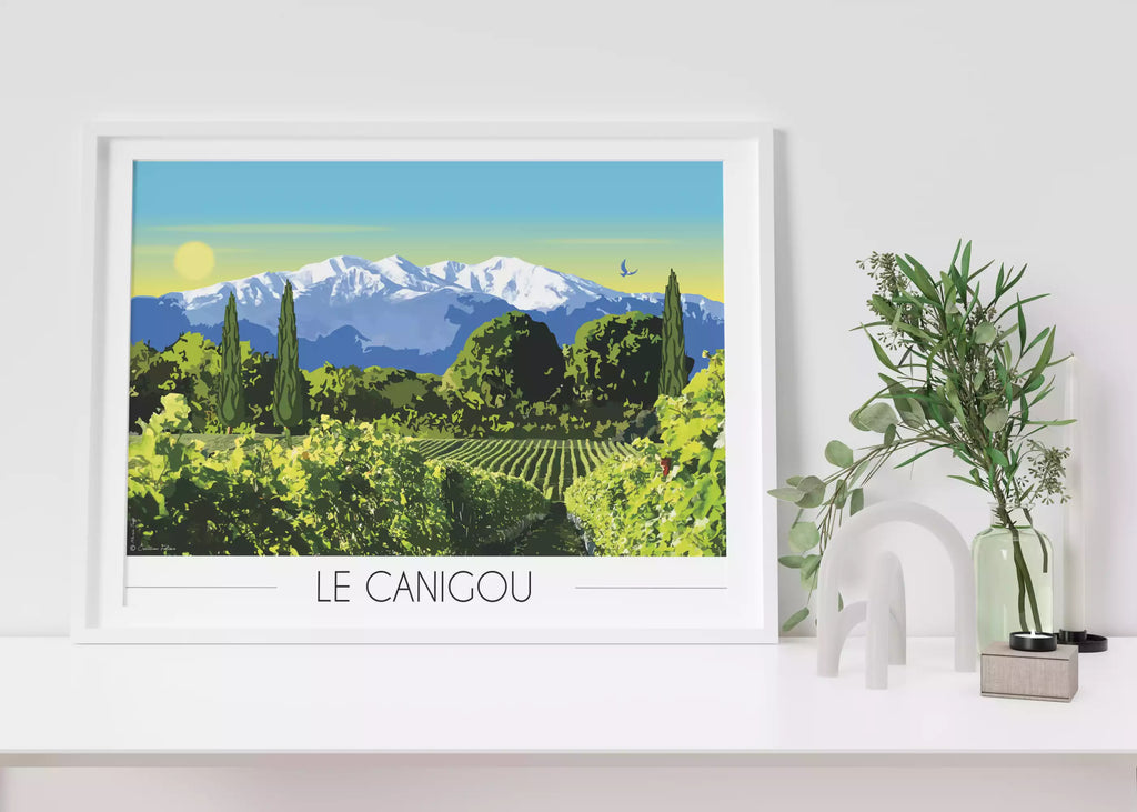 Affiche Canigou enneigé