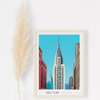 Affiche New York Chrysler Building