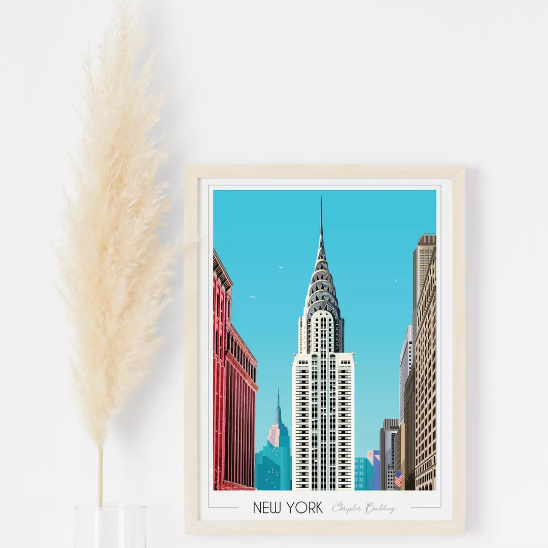 Affiche New York Chrysler Building