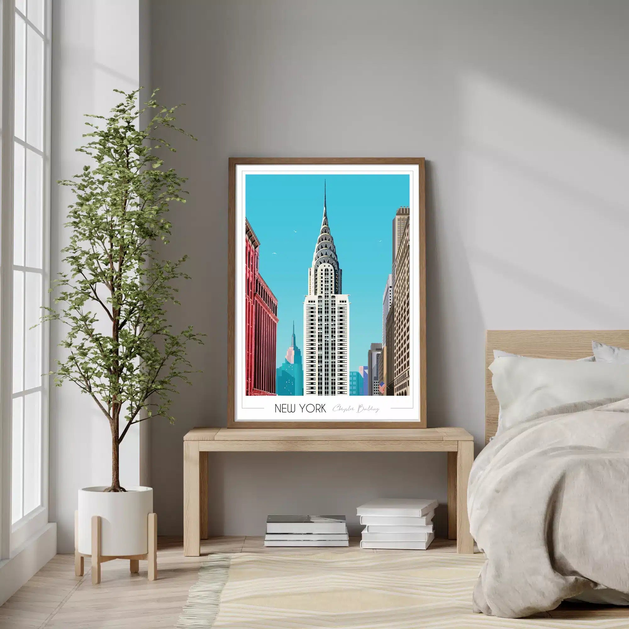 Affiche New York Chrysler Building