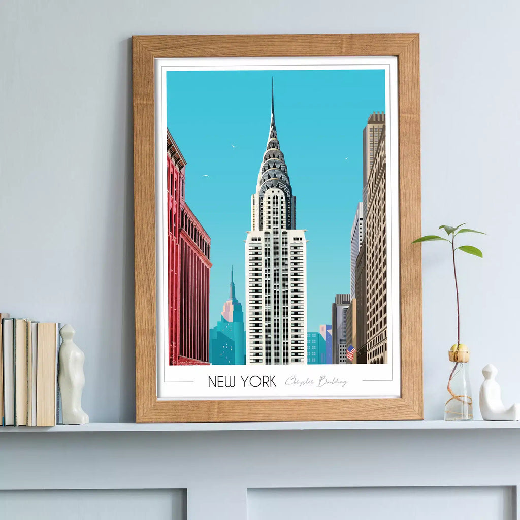 Affiche New York Chrysler Building