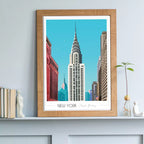 Affiche New York Chrysler Building