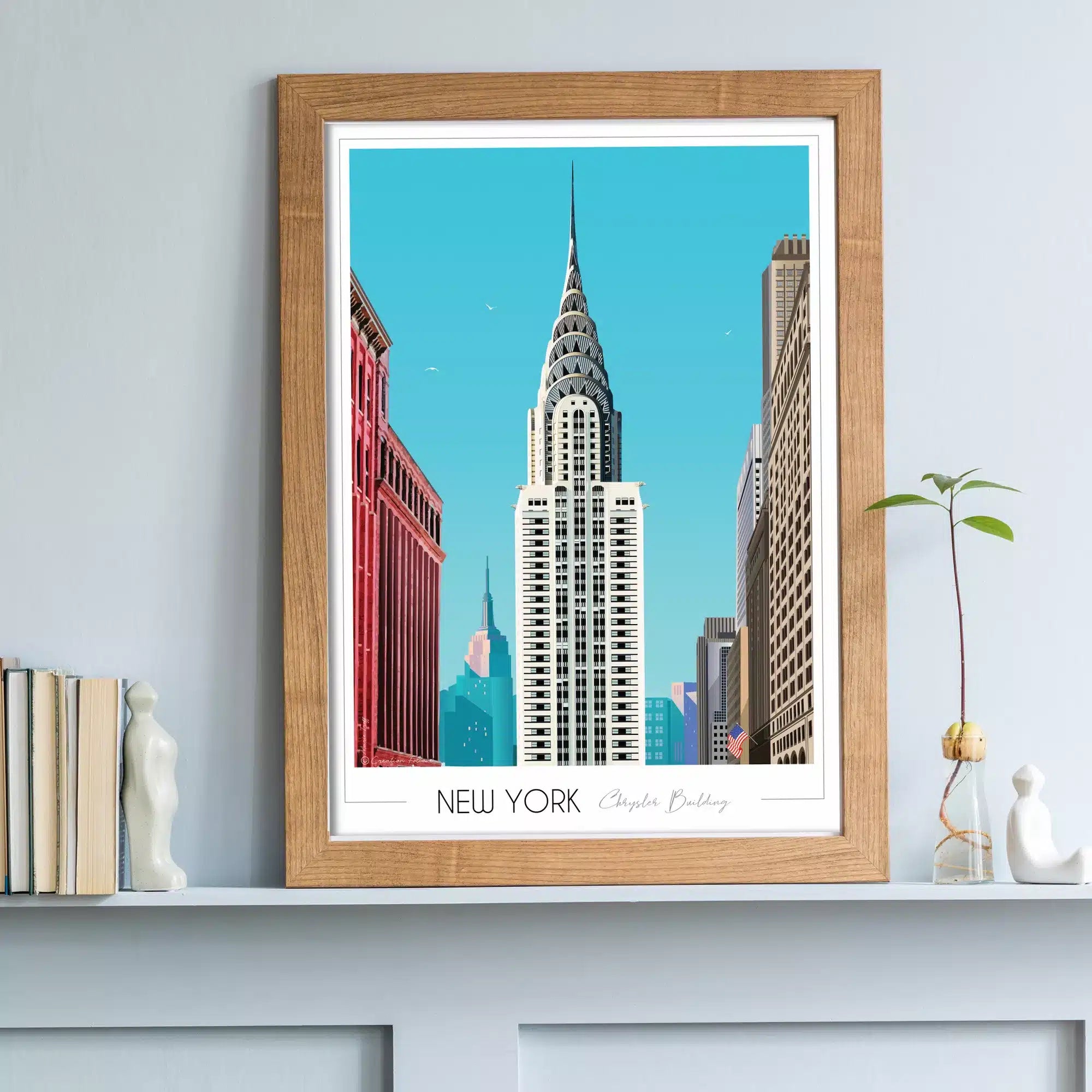Affiche New York Chrysler Building