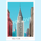 Affiche New York Chrysler Building