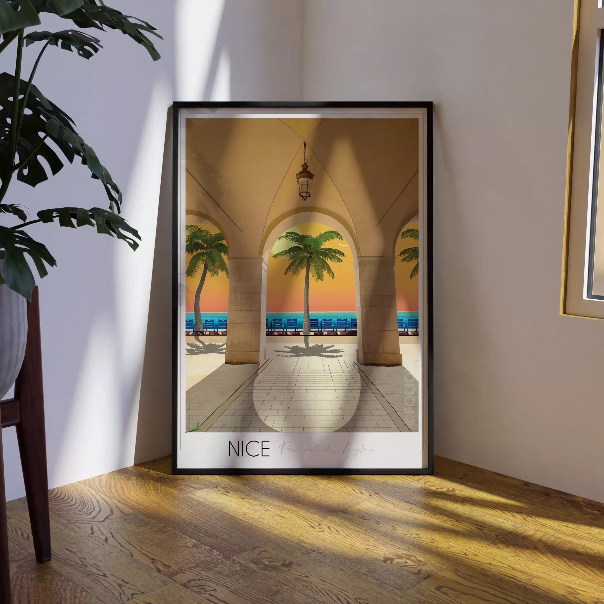 Affiche Nice - Promenade des anglais