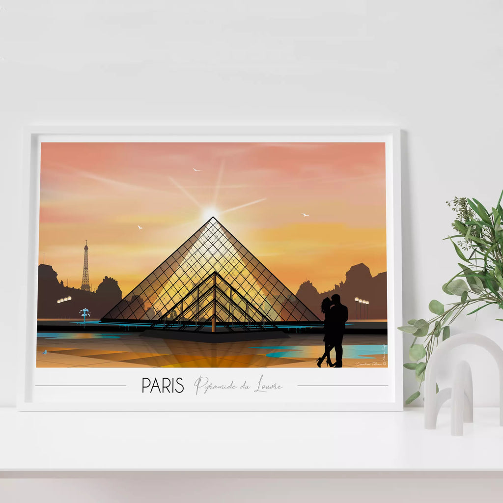 Affiche Paris Louvre