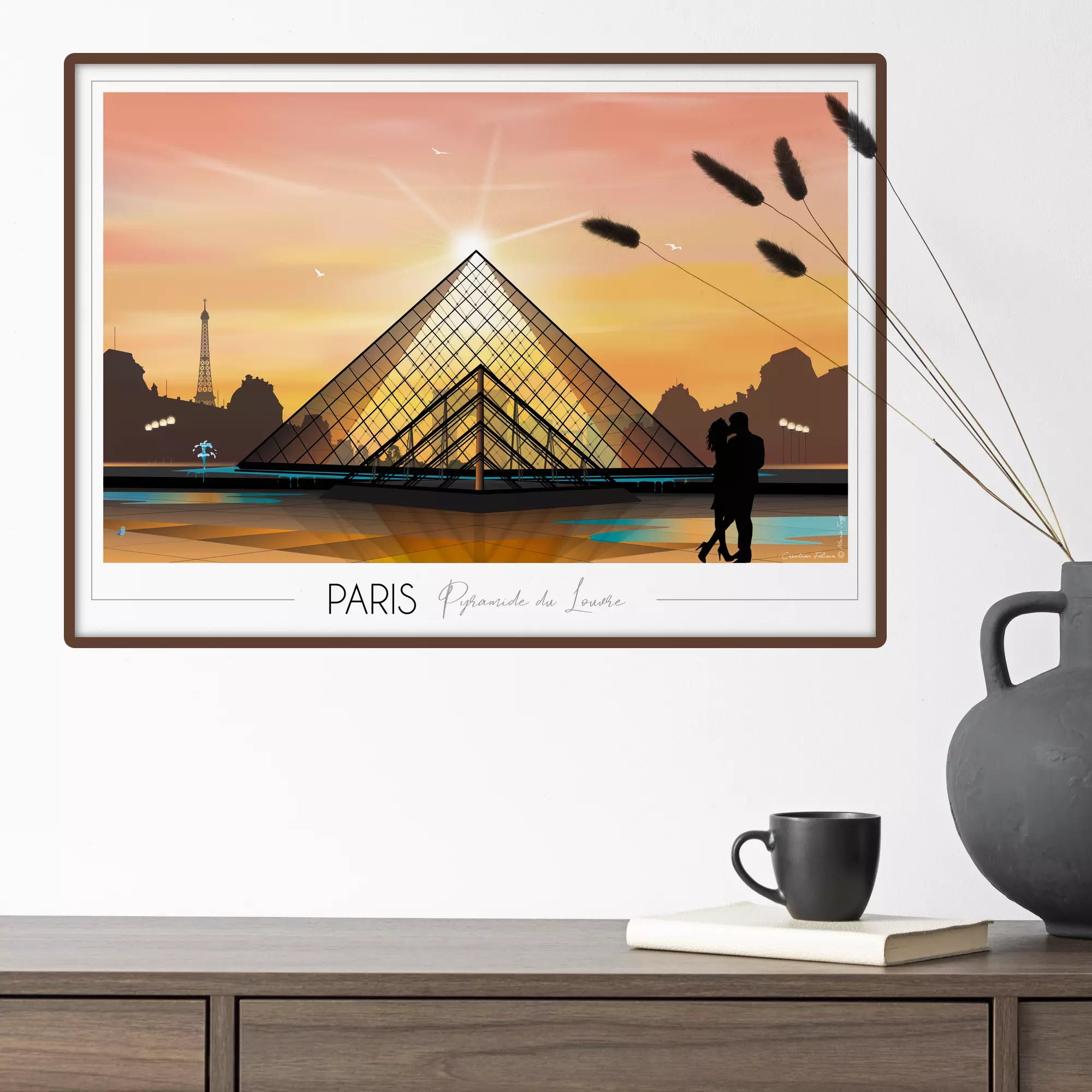 Affiche Paris Louvre