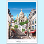 Affiche Paris Montmartre
