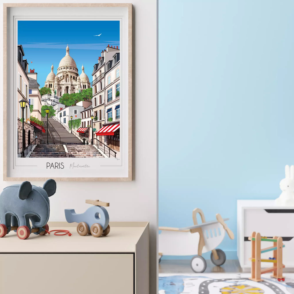 Affiche Paris Montmartre
