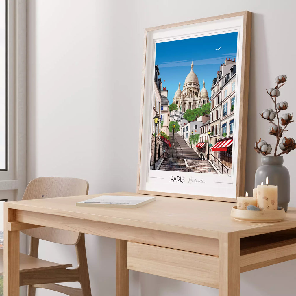 Affiche Paris Montmartre