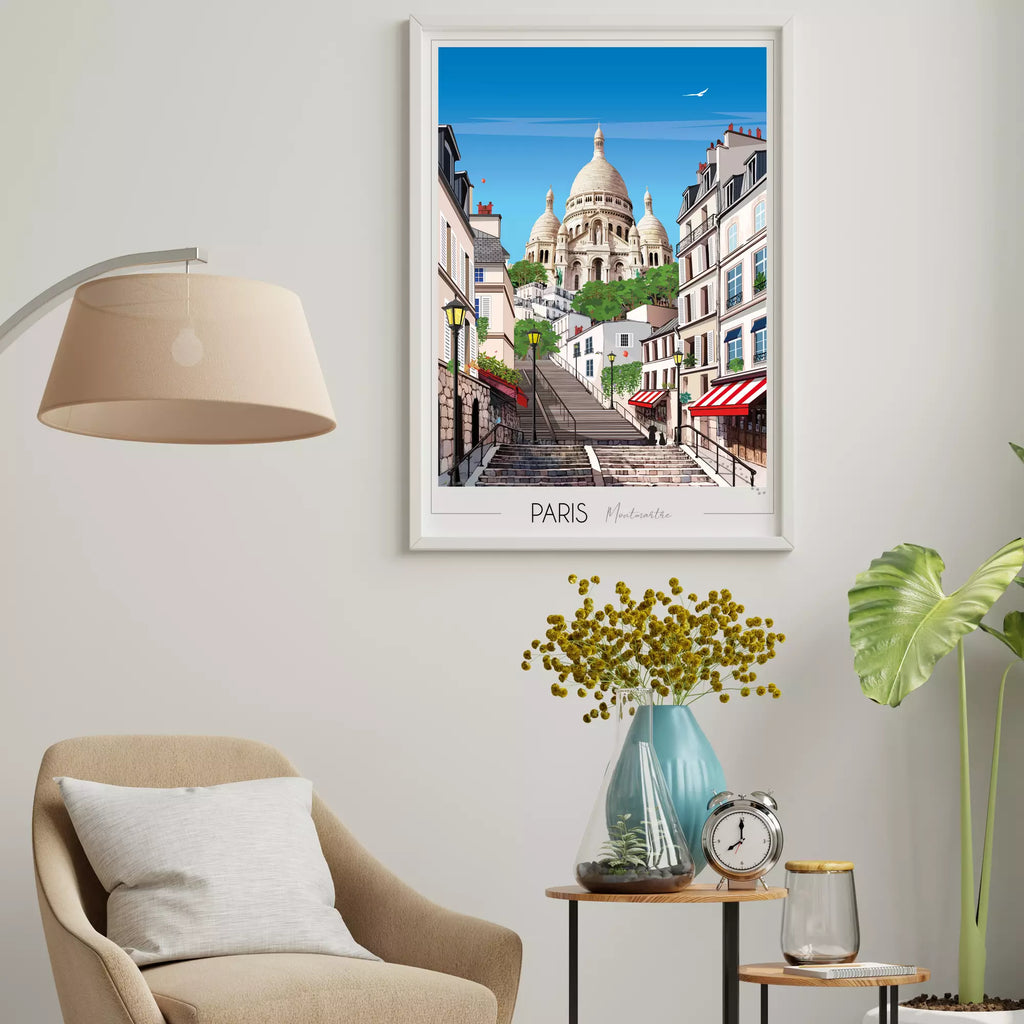 Affiche Paris Montmartre