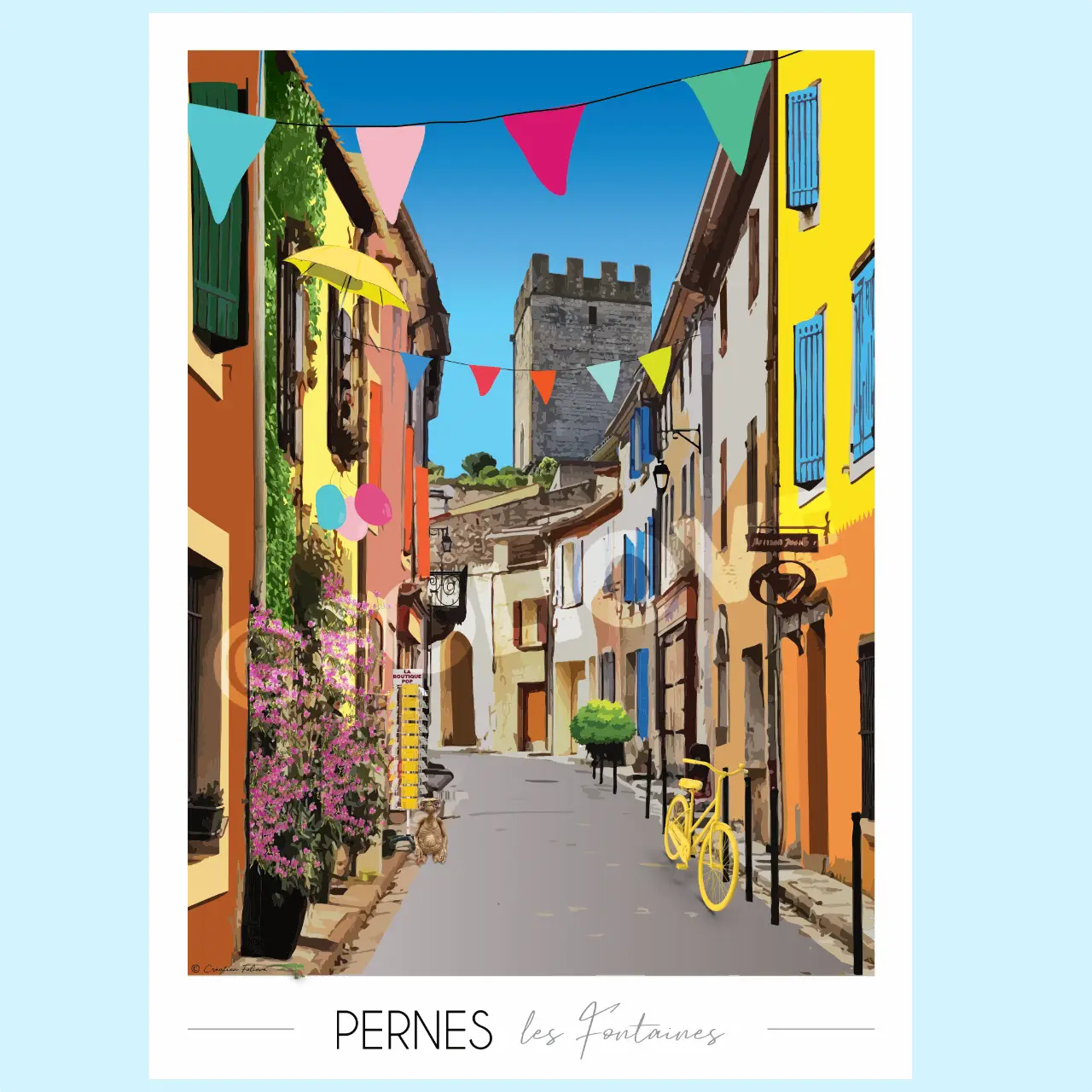 Affiche Pernes-les-Fontaines