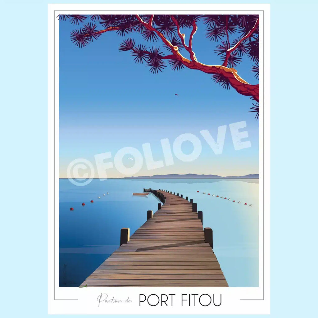 Affiche Port Fitou