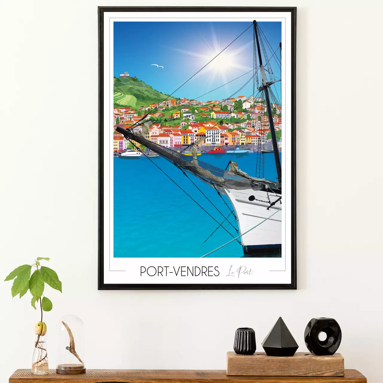 Affiche Port-Vendres Port