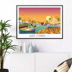 Affiche Saint-Cyprien port